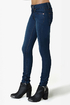 Cheap Monday Zip Low Medium Wash Skinny Jeans