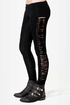 Walk the Line Black Leggings