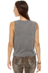 Chaser Femme Grey Print Muscle Tee