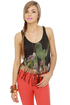 Chaser Cactus Hugger Print Fringe Tank