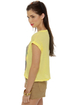 Chaser Blondie Rapture Yellow Crop Top