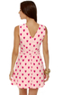 Heartfelt Love Pink Heart Print Dress