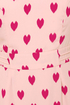 Heartfelt Love Pink Heart Print Dress
