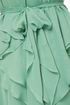 Frilled to be Here Strapless Sage Green Dress