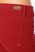 Dittos Dawn Mid Rise Red Skinny Jeans