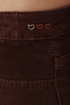 Dittos Jessica Mid-Rise Chocolate Brown Corduroy Pants