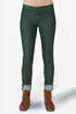 Dittos Jessica Mid-Rise Hunter Green Jeggings