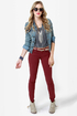 Dittos Sabrina Medium Wash Denim Jacket