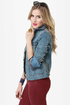 Dittos Sabrina Medium Wash Denim Jacket