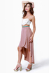 Harold and Mauve High-Low Skirt
