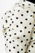 Kylie Cream Polka Dot Top