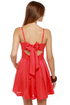 Just Wanna Have Fun Coral Red Dress