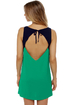 Block-efeller Center Blue and Teal Shift Dress