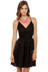 Got It Girlfriend Backless Black Dress