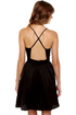 Got It Girlfriend Backless Black Dress