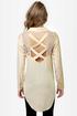 Moondust Beige Button-Up Top