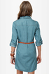 Off the Beaten Path Denim Shirt Dress