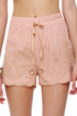 Maharani Blush Embroidered Shorts