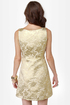 Ruling Dynasty Gold Brocade Dress