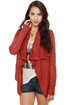 Element Eden Lariat Red Sweater