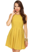 Born Ready Mustard Yellow Dress