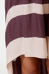 Merrily Rolling Along High Low Purple Dress