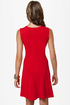 What It Seams Sleeveless Red Dress