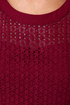 Fair Rosaline Burgundy Lace Dress
