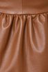Animal Instincts Brown Vegan Leather Dress