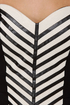 Femme Fatale Striped Black Dress