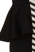 Femme Fatale Striped Black Dress