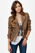 Pocketry Brown Vegan Leather Jacket