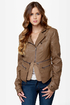 Pocketry Brown Vegan Leather Jacket