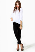 Twisting Tradition Pleated White Top