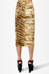 Ben-Gals Night Out Animal Print Pencil Skirt