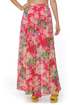 Mary Ann or Ginger? Floral Print Maxi Skirt