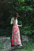 Mary Ann or Ginger? Floral Print Maxi Skirt