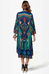 All Deco-d Out Blue Print Kimono Jacket