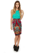 The Velveteen Radness Print Pencil Skirt