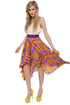 Calypso's Carnival Purple Print Skirt