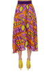 Calypso's Carnival Purple Print Skirt