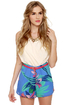 Miami Spice Floral Print Shorts
