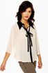 Cape Envy Cream Cape Top