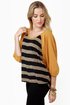 Pub Fare Yellow Striped Top