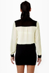 Rockabilly Baby Sheer Black and Ivory Top