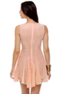 Peach Tea Peach Polka Dot Dress