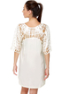 Web and Flow Ivory Dress
