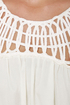 Web and Flow Ivory Dress