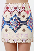 Las Vegas Lights Cream Sequin Skirt
