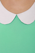 Scalloped Ticket Mint Green Top